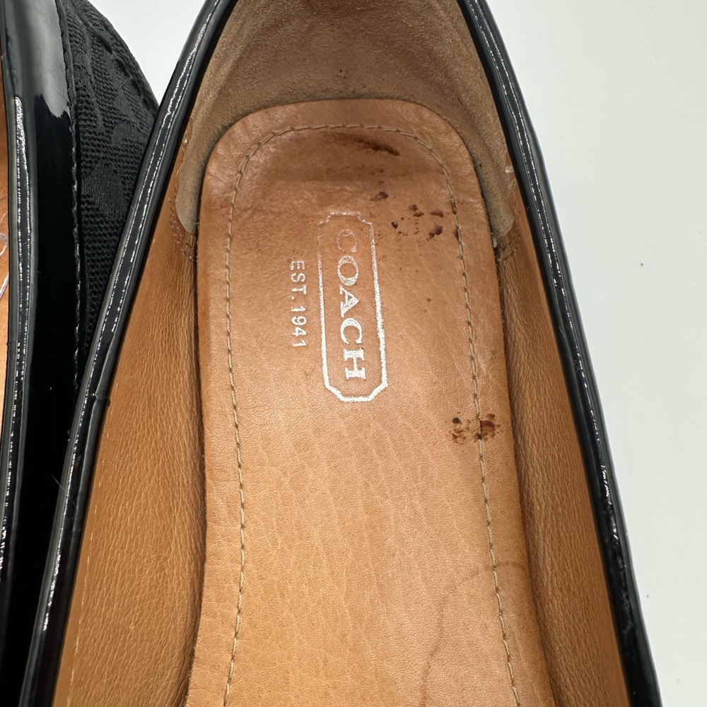 Coach Black Loafers with Tassels and Metallic Accent Women’s US 7 With The Box - Picture 5 of 16
